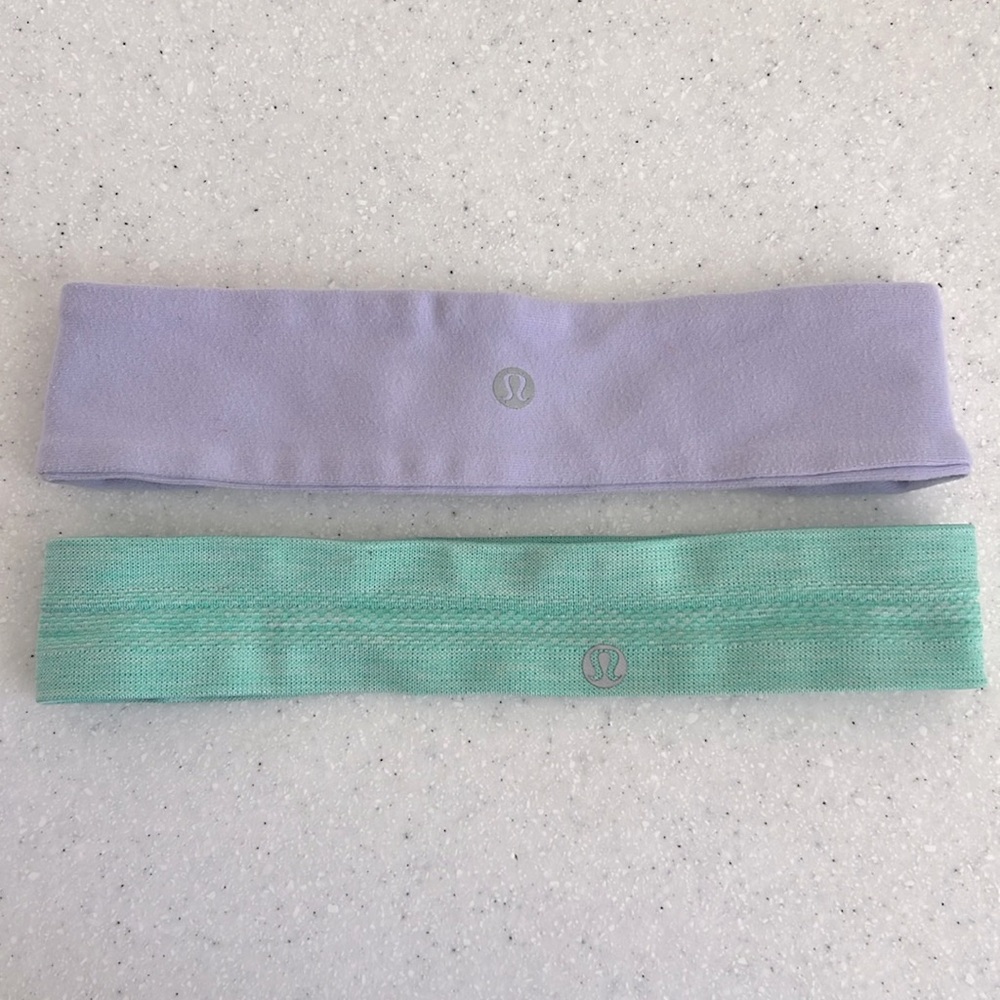 Set of 2 Lululemon Stretch Athletic Headbands